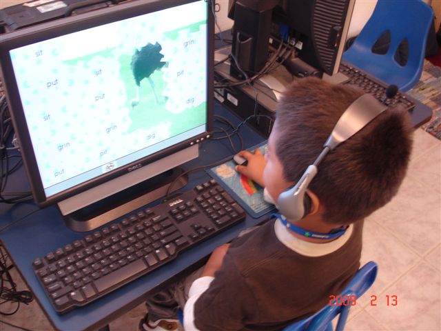 Picture of Child using a computer